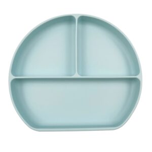 Duck Egg Blue Suction Divider Plate