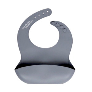 No Mess Baby Bib - Pebble Grey
