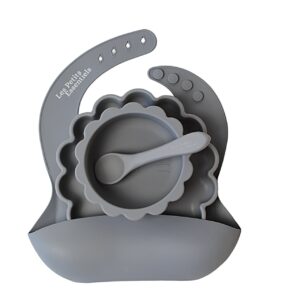 Lion Essential Feeding Set - Pebble Grey
