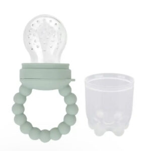 Silicone Baby Fresh Food/ Fruit Feeder - Sage