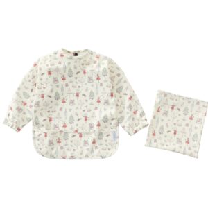 Long Sleeved Waterproof Bib - Christmas Nutcracker