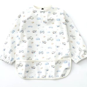 Long Sleeved Waterproof Bib -Vehicles