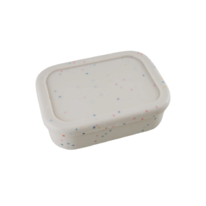 Silicone Bento Lunch Box - Speckled Almond