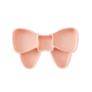 Bow Suction Plate - Peach