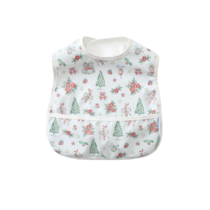 Baby Bib - Christmas Blue