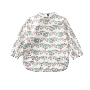 Long Sleeved Waterproof Bib - Christmas Bauble