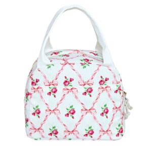 Bow/Rose Insulated Lunch Box