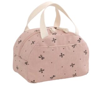 Bow Insulated Lunch Box - Rose