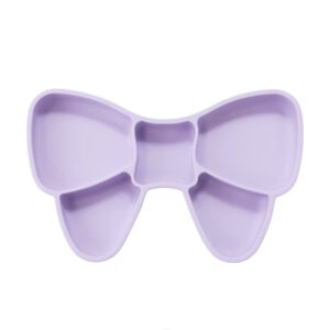 Bow Suction Plate - Dusky purple